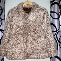 Women’s size small full zip fuzzy Sherpa jacket - £12.38 GBP