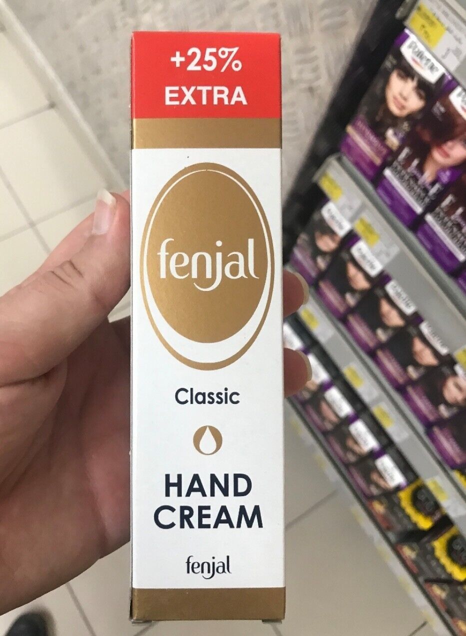 Fenjal Classic Hand Cream Silicone and glycerine 80ml + 20ml free shipping - $28.99
