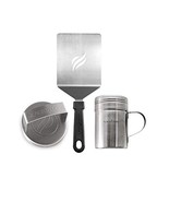 Professional Hamburger Tool Kit With Stainless Steel Metal Burger Patty ... - £62.26 GBP