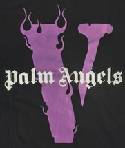 Vlone Palm Angels Black Short Sleeve T-Shirt, Size Extra Large (Xl) New W Tag! - £62.85 GBP