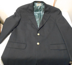 STAFFORD MEN&#39;S DARK BLUE 2 BUTTON WEDDING PROM QUINCE TUXEDO COAT JACKET... - $28.42