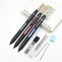 4pcs Mechanical Pencil 2 Refills Square Graffiti 2b Drafting Automatic S... - $16.26