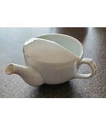 Vintage 1962 ~ White ~ Ceramic ~ Medical Feeding/Drinking Pot ~ Invalid ... - $29.92