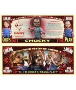 ✅ Chucky Horror Doll 100 Pack Collectible Novelty Money 1 Million Dollar... - £18.55 GBP