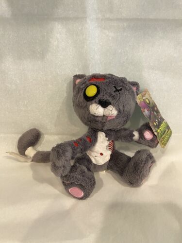 RARE Mezco Toyz Mega Death Mittens Creepy Cuddlers Zombie Undead Cat Plush Toy - $173.24