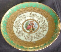 Antique Bohemia China 24K Gold Encrusted Saucer – Empire – VGC - Czechoslovakia - £54.29 GBP