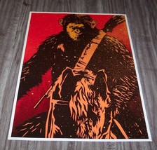 War For The Planet Of The Apes Movie Premiere Limited Edition Promo Poster Art - £15.50 GBP