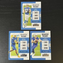 2021 Panini Contenders Football Los Angeles Chargers Base Team Set - £2.33 GBP