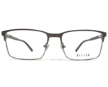 Helium Gafas Monturas 4421 SATIN GUN Carey Plata Cuadrado 56-17-145 - $64.89