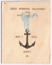 Greeting Card Good Morrow Valentine With Every Loving Wish May I Still Hope? - £3.94 GBP