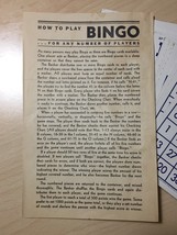 Vintage 60s BINGO board game by Whitman Publishing Co. image 8