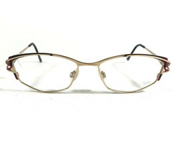 Cazal MOD.477 COL.408 Eyeglasses Frames Black Gold Purple Wire Polygon 53-16-135 - £145.88 GBP