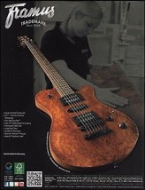 Framus Panthera Studio Custom Shop Redwood Burl guitar ad 8 x 11 advertisement - £3.30 GBP