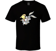 Bugs Bunny and Lola funny cartoon logo T-Shirt tee Unisex - $22.04+