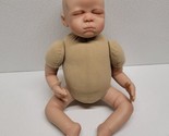 Das Puppen Kunstarchiv Bald Sleeping Baby Doll Weighted Bottom Eyelashes... - $64.25