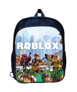 WM Roblox Kid Child Backpack Daypack Schoolbag Bookbag Two Bag Concert - $32.81 CAD