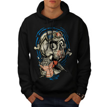 Wellcoda Skull Cinema 3D Funny Mens Hoodie,  Casual Hooded Sweatshirt - £25.79 GBP+