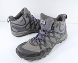 Merrell Women Siren 3 Mid Waterproof Hiking Boots J52896 Gray Purple Sz 9.5 - £25.17 GBP