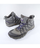 Merrell Women Siren 3 Mid Waterproof Hiking Boots J52896 Gray Purple Sz 9.5 - £24.76 GBP