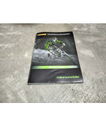 2011-2012 CANNONDALE Synapse Bicycle Owners Manual P/N 126526 (06/11) - £19.58 GBP