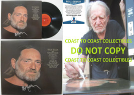 Willie Nelson autographed Sings album vinyl record exact Proof Beckett COA - £580.50 GBP