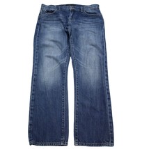 Lucky Brand Jeans Womens 4 Blue Denim Flat Front Sienna Weekender Crop Pants - $29.68