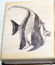 MOOR FISH NEW mounted rubber stamp - $7.00