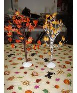 Dept 56 Village Autumn Maple &amp; Birch Trees Set Of 2 - €24,22 EUR