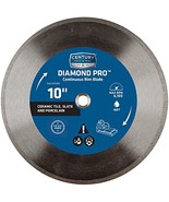 Century Drill &amp; Tool 75459 Diamond Continuous Rim Blade, 10&quot; - $87.34 CAD