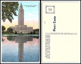LOUISIANA Postcard - Baton Rouge, State Capitol Building F12 - £2.35 GBP