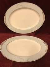 NORITAKE vintage Cathay 1959-64 Mid Century Pair oval platter serving  China - £27.37 GBP