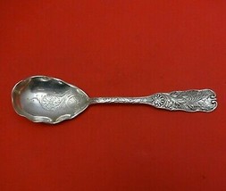 Saint Cloud by Gorham Sterling Silver Berry Spoon Bright-Cut Fluted 8 3/4&quot; - £320.22 GBP