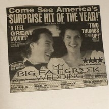 My Big Fat Greek Wedding Movie Print Ad John Corbett TPA9 - £4.58 GBP