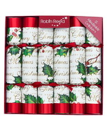 Robin Reed Bows &amp; Berries English Christmas Crackers 528, 12 x 10 In (Se... - €32,31 EUR
