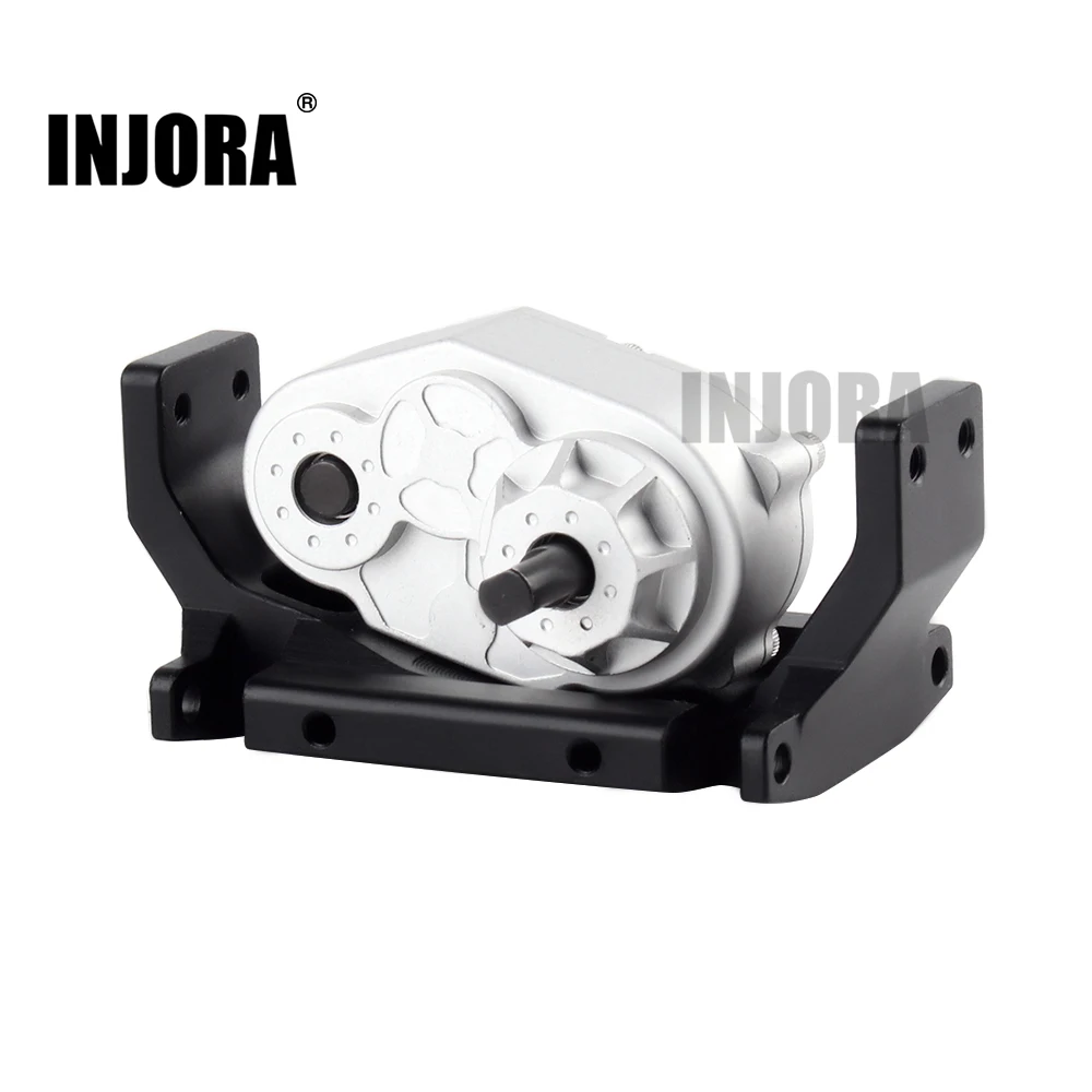 INJORA Metal D90 Gearbox Transfer Case with 72MM Mount for 1/10 RC Crawler Axial - $758.11 MXN