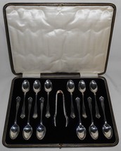 Vintage Martin Hall &amp; Co Sterling Silver 13 Pc Set w/ORIGINAL Box Nice! - £133.26 GBP