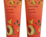 2X Bodycology Peach Sunrise Body Cream Lotion 8 Oz. Each  - £15.64 GBP