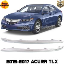 Front Bumper Outer Molding Trim Left &amp; Right Side For 2015-2017 Acura TLX - $65.64