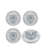 15&quot; Metal Chrome Polara Tri Bar Jet Rocket Hub Cap Wheel Trim Covers Set... - €256,14 EUR