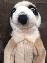 SOS Save Our Space Meerkat Plush Stuffed Animal Toy Realistic 2003 Glass eyes - $15.70