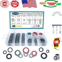 60 Piece A/C Gasket Seal Kit – Versatile Air Conditioning Compressor Was... - $39.86 CAD