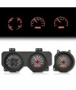 Dakota Digital Analog Carbon Fiber Red Gauges for 69 Pontiac GTO - $945.00