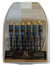 AR ACOUSTIC RESERACH 6 FT AUDIO/VIDEO RCA APO61 NEW SEALED PACKAGE - $8.33