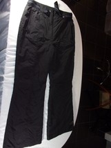 NWOT POLAR EDGE WATER RESISTANT WIND PROOF BLACK SNOW PANTS SIZE LARGE S... - £25.89 GBP