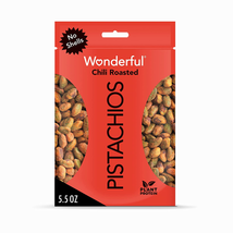 Wonderful Pistachios, No Shells, Chili Roasted Nuts, 5.5Oz Resealable Bag - £8.12 GBP