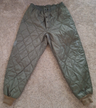 Genuine Vtg US Air Force USAF Flyers CWU-9/P Quilted Liner Trousers Sz L... - $33.95