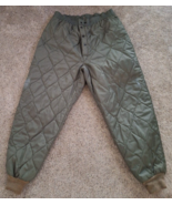 Genuine Vtg US Air Force USAF Flyers CWU-9/P Quilted Liner Trousers Sz L... - £26.63 GBP