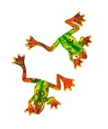 Assorted Colorful Patterned Frog Figurines 5&quot; Width (2 frogs per order) - $36.91 CAD