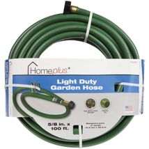 Homeplus+ Light Duty Garden Hose 5/8 &quot; X 100 &#39; Green - $79.18 CAD