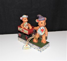 Jim Shore 2007 Pull Me Now, I&#39;ll Pull You Later Teddy Bears Figurine, No.4009601 - £19.98 GBP